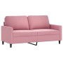 Juego de sofás con cojines 3 piezas terciopelo rosa von , Sofas - Ref: Foro24-3201509, Preis: 525,82 €, Rabatt: %
