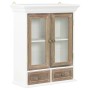 Armario de pared de madera maciza blanco 49x22x59 cm von , Küchenschränke - Ref: Foro24-280073, Preis: 96,91 €, Rabatt: %
