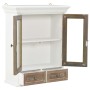 Armario de pared de madera maciza blanco 49x22x59 cm von , Küchenschränke - Ref: Foro24-280073, Preis: 96,91 €, Rabatt: %