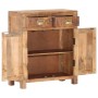 Aparador de madera de mango maciza rugosa 65x30x75 cm de , Aparadores - Ref: Foro24-247735, Precio: 276,93 €, Descuento: %
