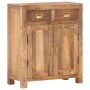 Aparador de madera de mango maciza rugosa 65x30x75 cm de , Aparadores - Ref: Foro24-247735, Precio: 276,93 €, Descuento: %