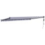 Toldo retráctil automático azul y blanco 5x3 m von , Markisen - Ref: Foro24-3154500, Preis: 432,24 €, Rabatt: %