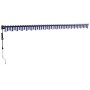 Toldo retráctil automático azul y blanco 5x3 m von , Markisen - Ref: Foro24-3154500, Preis: 432,24 €, Rabatt: %