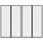 Mosquiteras para puerta bloque magnético 2 uds negro 220x130 cm von , Moskitonetze für Fenster - Ref: Foro24-314689, Preis: 1...
