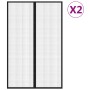 Mosquiteras para puerta bloque magnético 2 uds negro 220x130 cm von , Moskitonetze für Fenster - Ref: Foro24-314689, Preis: 1...
