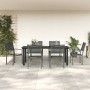 Juego de comedor para jardín 7 piezas acero y textilene negro von , Gartensets - Ref: Foro24-3200732, Preis: 479,86 €, Rabatt: %