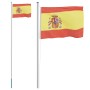 Mástil y bandera de España aluminio 6,23 m by , Flags and windsocks - Ref: Foro24-3147108, Price: 73,59 €, Discount: %