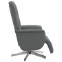 Sillón reclinable con reposapiés tela gris oscuro by , Armchairs - Ref: Foro24-356562, Price: 183,32 €, Discount: %
