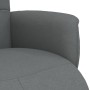 Sillón reclinable con reposapiés tela gris oscuro by , Armchairs - Ref: Foro24-356562, Price: 183,32 €, Discount: %