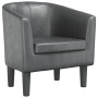 Sillón cuero sintético gris | Foro24.es | Tu tienda online para hogar, jardín y más Foro24.es