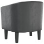 Sillón cuero sintético gris | Foro24.es | Tu tienda online para hogar, jardín y más Foro24.es