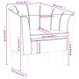 Sillón cuero sintético gris | Foro24.es | Tu tienda online para hogar, jardín y más Foro24.es