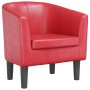 Sillón cuero sintético rojo | Foro24.es | Tu tienda online para hogar, jardín y más Foro24.es