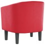 Sillón cuero sintético rojo | Foro24.es | Tu tienda online para hogar, jardín y más Foro24.es