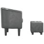 Sillón con taburete cuero sintético gris von , Sessel - Ref: Foro24-356492, Preis: 183,13 €, Rabatt: -5%%