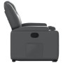 Sillón reclinable elevable cuero artificial gris by , Armchairs - Ref: Foro24-3204433, Price: 315,66 €, Discount: %