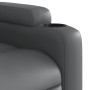 Sillón reclinable elevable cuero artificial gris by , Armchairs - Ref: Foro24-3204433, Price: 315,66 €, Discount: %