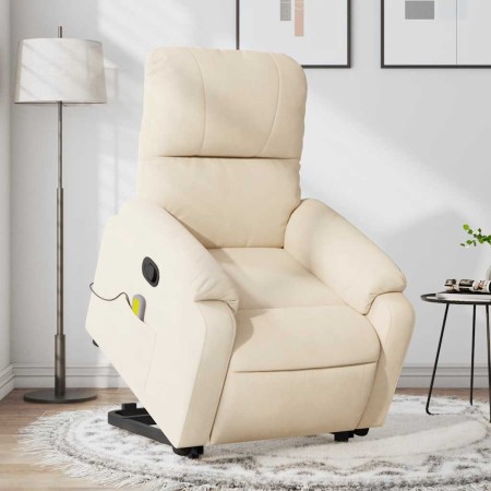 Sillón reclinable de masaje elevable tela de microfibra beige von , Sessel - Ref: Foro24-3204941, Preis: 326,14 €, Rabatt: %