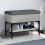 Banco zapatero madera de ingeniería gris Sonoma 62x32x45 cm von , Bänke für Hallen und Lager - Ref: Foro24-835170, Preis: 58,...