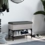 Banco zapatero madera de ingeniería gris Sonoma 62x32x45 cm von , Bänke für Hallen und Lager - Ref: Foro24-835170, Preis: 58,...