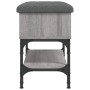 Banco zapatero madera de ingeniería gris Sonoma 62x32x45 cm von , Bänke für Hallen und Lager - Ref: Foro24-835170, Preis: 58,...
