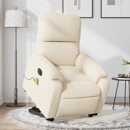 Sillón masaje eléctrico reclinable elevable tela beige von , Sessel - Ref: Foro24-3204955, Preis: 366,81 €, Rabatt: -5%%