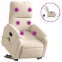 Sillón masaje eléctrico reclinable elevable tela beige von , Sessel - Ref: Foro24-3204955, Preis: 366,81 €, Rabatt: -5%%