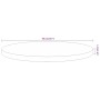 Tablero de mesa redondo madera maciza de acacia Ø40x2,5 cm by , Table tops - Ref: Foro24-370046, Price: 30,84 €, Discount: %