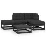 5-piece garden furniture set with solid pine wood cushions by vidaXL, Garden sets - Ref: Foro24-3076533, Price: 516,72 €, Dis...
