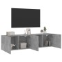 Muebles para TV de pared 2 unidades gris hormigón 80x30x41 cm von , TV-Möbel - Ref: Foro24-836959, Preis: 86,73 €, Rabatt: %