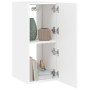 Muebles de TV de pared con luces LED 2 uds blanco 30,5x35x70 cm de , Muebles TV - Ref: Foro24-837233, Precio: 107,13 €, Descu...