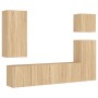 Muebles de TV de pared 5 pzas madera de ingeniería roble Sonoma von , TV-Möbel - Ref: Foro24-3216448, Preis: 221,61 €, Rabatt...