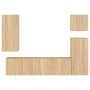Muebles de TV de pared 5 pzas madera de ingeniería roble Sonoma von , TV-Möbel - Ref: Foro24-3216448, Preis: 221,61 €, Rabatt...