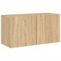 Muebles de TV de pared 5 pzas madera de ingeniería roble Sonoma von , TV-Möbel - Ref: Foro24-3216448, Preis: 221,61 €, Rabatt...