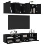 Muebles de TV de pared 5 piezas madera de ingeniería negro von , TV-Möbel - Ref: Foro24-3216512, Preis: 165,06 €, Rabatt: %