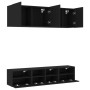 Muebles de TV de pared 5 piezas madera de ingeniería negro von , TV-Möbel - Ref: Foro24-3216512, Preis: 165,06 €, Rabatt: %