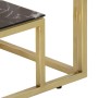 Mesa consola acero inoxidable dorado y vidrio templado by , console tables - Ref: Foro24-350004, Price: 229,59 €, Discount: %