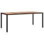 Set de comedor de jardín 9 pzas y cojines ratán sintético negro von , Gartensets - Ref: Foro24-3277516, Preis: 1,00 €, Rabatt: %
