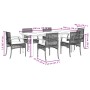 Set comedor de jardín 7 pzas con cojines ratán sintético beige von , Gartensets - Ref: Foro24-3213636, Preis: 558,26 €, Rabat...