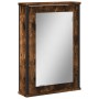 Armario con espejo baño madera roble ahumado 42x12x60 cm von , Badezimmerwaschtische - Ref: Foro24-842433, Preis: 51,75 €, Ra...