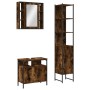 Set de muebles baño 3 pzas madera contrachapada roble ahumado von , Badezimmermöbel - Ref: Foro24-3214737, Preis: 185,83 €, R...