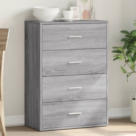 Aparador de madera de ingeniería gris Sonoma 60x31x84 cm von , Sideboards - Ref: Foro24-840504, Preis: 88,22 €, Rabatt: %