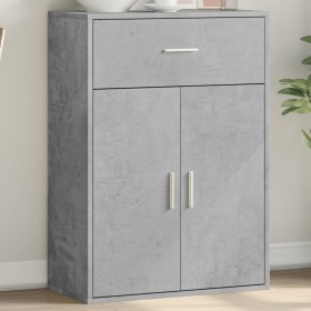 Aparador madera de ingeniería gris hormigón 60x30x84 cm by , Sideboards - Ref: Foro24-840495, Price: 73,48 €, Discount: %