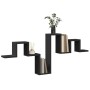 Estantería de pared madera de ingeniería negro 104,5x10x43 cm by , Shelves and shelves - Ref: Foro24-840724, Price: 24,53 €, ...