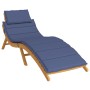 Cojín para tumbona tela Oxford azul marino by , Cushions for chairs and sofas - Ref: Foro24-378705, Price: 47,13 €, Discount: %