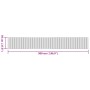 Alfombra rectangular bambú color natural 70x500 cm by , Rugs - Ref: Foro24-376763, Price: 41,95 €, Discount: %