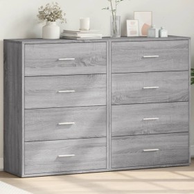 Aparadores 2 uds madera de ingeniería gris Sonoma 60x31x84 cm de , Aparadores - Ref: Foro24-3276586, Precio: 171,77 €, Descue...