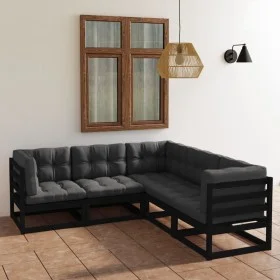 5-piece garden furniture set with solid pine wood cushions by vidaXL, Garden sets - Ref: Foro24-3076548, Price: 569,12 €, Dis...