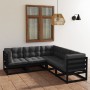 5-piece garden furniture set with solid pine wood cushions by vidaXL, Garden sets - Ref: Foro24-3076548, Price: 584,41 €, Dis...