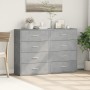 Aparadores 2 uds madera de ingeniería gris hormigón 60x31x84 cm von , Sideboards - Ref: Foro24-3276584, Preis: 176,13 €, Raba...